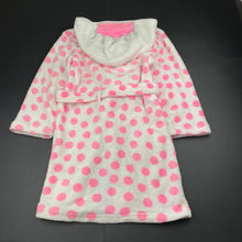 Load image into Gallery viewer, Girls Cotton On, soft fleece dressing gown / bath robe, L: 67cm, GUC, size 7-8,  