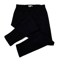 Load image into Gallery viewer, Girls Bossini, black fleece lined leggings, elasticated, Inside leg: 48cm, EUC, size 8,  