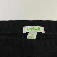Load image into Gallery viewer, Girls Bossini, black fleece lined leggings, elasticated, Inside leg: 48cm, EUC, size 8,  