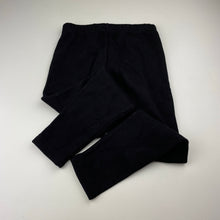Load image into Gallery viewer, Girls Bossini, black fleece lined leggings, elasticated, Inside leg: 48cm, EUC, size 8,  