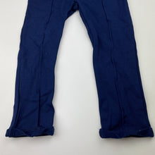 Load image into Gallery viewer, Girls Pumpkin Patch, blue stretchy pants, elasticated, Inside leg: 35cm, GUC, size 3,  