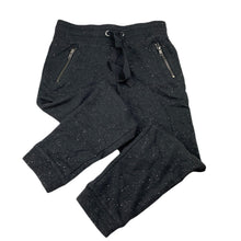 Load image into Gallery viewer, Girls Target, grey &amp; silver glitter casual pants, elasticated, Inside leg: 52cm, EUC, size 8,  