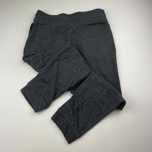 Load image into Gallery viewer, Girls Target, grey &amp; silver glitter casual pants, elasticated, Inside leg: 52cm, EUC, size 8,  