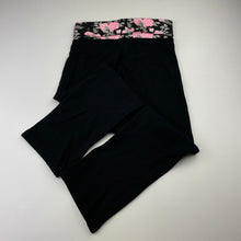 Load image into Gallery viewer, Girls B&amp;L, black stretchy casual pants, elasticated, Inside leg: 51.5cm, EUC, size 7,  