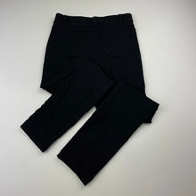 Load image into Gallery viewer, Girls Lily &amp; Dan, black stretchy pants, elasticated, Inside leg: 50cm, EUC, size 6,  