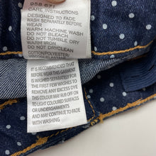 Load image into Gallery viewer, Girls Emerson, dark stretch denim jeans, adjustable, Inside leg: 46cm, NEW, size 5,  