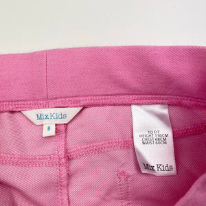 Girls Mix Kids, lightweight stretchy pants, elasticated, Inside leg: 57.5cm, EUC, size 8,  