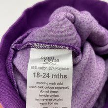 Load image into Gallery viewer, Girls Mom &amp; Me, purple velour pants, elasticated, Inside leg: 31cm, GUC, size 2,  