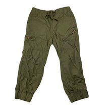 Load image into Gallery viewer, Boys H&amp;T, khaki lightweight cotton cargo pants, Inside leg: 35.5cm, GUC, size 3,  