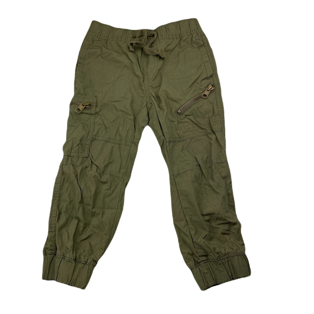 Boys H&T, khaki lightweight cotton cargo pants, Inside leg: 35.5cm, GUC, size 3,  