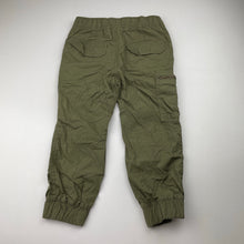 Load image into Gallery viewer, Boys H&amp;T, khaki lightweight cotton cargo pants, Inside leg: 35.5cm, GUC, size 3,  