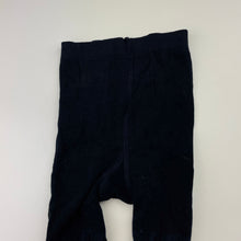 Load image into Gallery viewer, Girls navy, textured stockings, elasticated, EUC, size 6-8,  