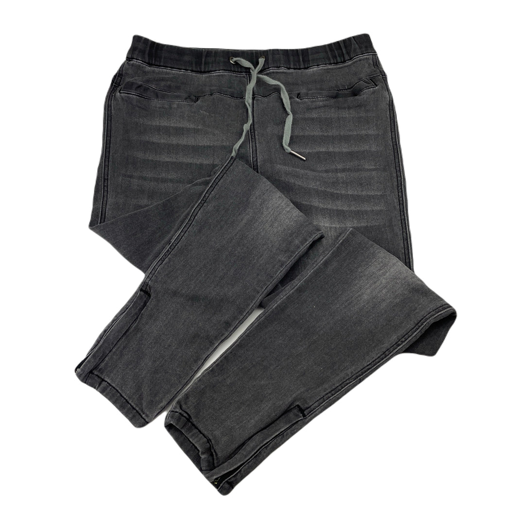 Girls Witchery, stretch knit denim pants, elasticated, Inside leg: 59.5cm, GUC, size 12,  