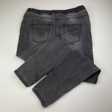 Load image into Gallery viewer, Girls Witchery, stretch knit denim pants, elasticated, Inside leg: 59.5cm, GUC, size 12,  