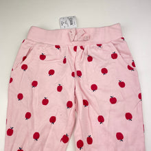 Load image into Gallery viewer, Girls Kids &amp; Co, pink cotton pants, elasticated, Inside leg: 33.5cm, NEW, size 2,  