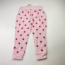 Load image into Gallery viewer, Girls Kids &amp; Co, pink cotton pants, elasticated, Inside leg: 33.5cm, NEW, size 2,  