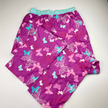 Load image into Gallery viewer, Girls Target, flannel cotton pyjama pants, butterflies, EUC, size 12,  