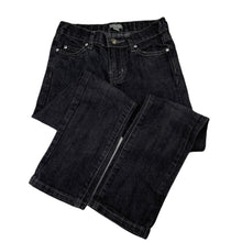 Load image into Gallery viewer, Girls Pumpkin Patch, black stretch denim jeans, adjustable, Inside leg: 57.5cm, GUC, size 7,  