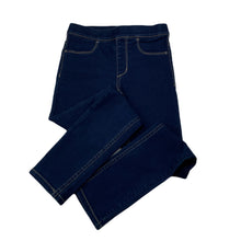 Load image into Gallery viewer, Girls H&amp;M, stretch denim jeggings/leggings, elasticated, Inside leg: 48.5cm, EUC, size 7,  