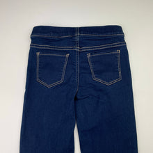 Load image into Gallery viewer, Girls H&amp;M, stretch denim jeggings/leggings, elasticated, Inside leg: 48.5cm, EUC, size 7,  
