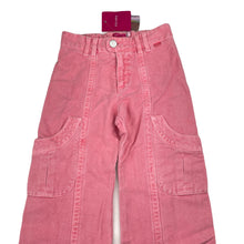 Load image into Gallery viewer, Girls Escada, pink moleskin cotton pants, adjustable, Inside leg: 46cm, NEW, size 6,  