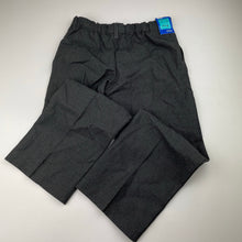 Load image into Gallery viewer, Boys M&amp;S, grey school pants, adjustable, Inside leg: 49.5cm, NEW, size 6,  