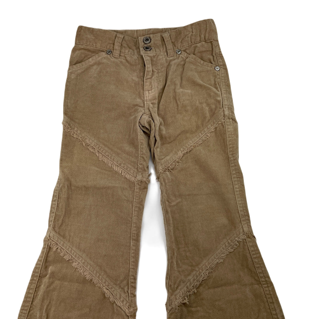 Girls Pumpkin Patch, moleskin cotton bootcut pants, adjustable, Inside leg: 45.5cm, EUC, size 5,  