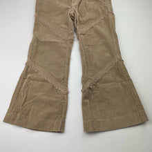Load image into Gallery viewer, Girls Pumpkin Patch, moleskin cotton bootcut pants, adjustable, Inside leg: 45.5cm, EUC, size 5,  