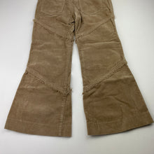 Load image into Gallery viewer, Girls Pumpkin Patch, moleskin cotton bootcut pants, adjustable, Inside leg: 45.5cm, EUC, size 5,  