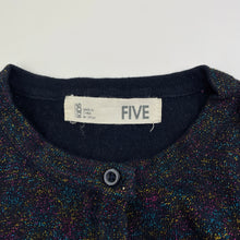 Load image into Gallery viewer, Girls Cotton On, lightweight metallic knit cardigan, EUC, size 5,  