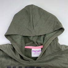 Load image into Gallery viewer, Girls Mango, khaki fleece lined hoodie sweater, EUC, size 14,  