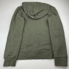 Load image into Gallery viewer, Girls Mango, khaki fleece lined hoodie sweater, EUC, size 14,  