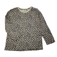 Load image into Gallery viewer, Girls Lily &amp; Dan, leopard print cotton long sleeve top, FUC, size 8,  