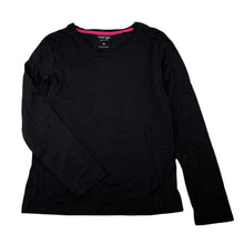 Load image into Gallery viewer, Girls Mango, black cotton long sleeve top, EUC, size 10,  