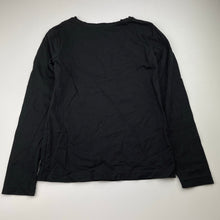 Load image into Gallery viewer, Girls Mango, black cotton long sleeve top, EUC, size 10,  