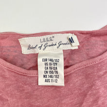 Load image into Gallery viewer, Girls H&amp;M, lightweight viscose/linen long sleeve top, EUC, size 11-12,  