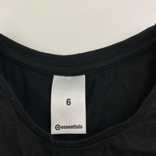 Load image into Gallery viewer, unisex Target, black cotton long sleeve t-shirt / top, EUC, size 6,  