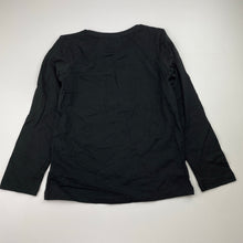 Load image into Gallery viewer, unisex Target, black cotton long sleeve t-shirt / top, EUC, size 6,  