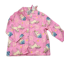 Load image into Gallery viewer, Girls For Kids, flannel cotton pyjama top, unicorns, NEW, size 2,  