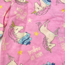Load image into Gallery viewer, Girls For Kids, flannel cotton pyjama top, unicorns, NEW, size 2,  