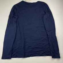 Load image into Gallery viewer, Girls B Collection, navy cotton long sleeve t-shirt / top, NEW, size 16,  
