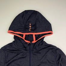 Load image into Gallery viewer, Girls Target, navy lightweight zip up hooded top, GUC, size 8,  