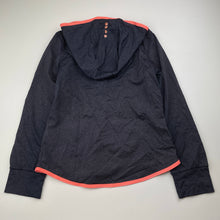 Load image into Gallery viewer, Girls Target, navy lightweight zip up hooded top, GUC, size 8,  