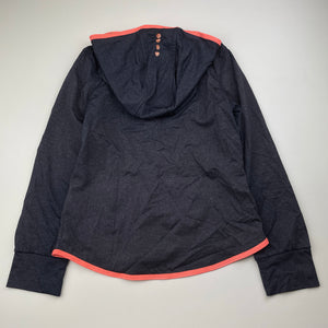 Girls Target, navy lightweight zip up hooded top, GUC, size 8,  