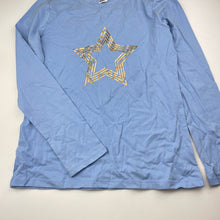 Load image into Gallery viewer, Girls Target, blue cotton long sleeve top, star, NEW, size 16,  