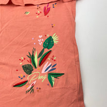Load image into Gallery viewer, Girls PRIMIGI, embroidered stretchy open-shoulder top, FUC, size 7,  