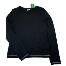Load image into Gallery viewer, Girls Emerson, black stretchy long sleeve t-shirt / top, NEW, size 12,  