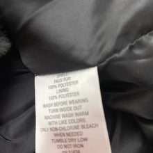 Load image into Gallery viewer, Girls EPIC THREADS, black button up faux fur vest, EUC, size 4,  