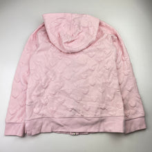Load image into Gallery viewer, Girls Seed, pink zip hoodie sweater, hearts, EUC, size 10,  