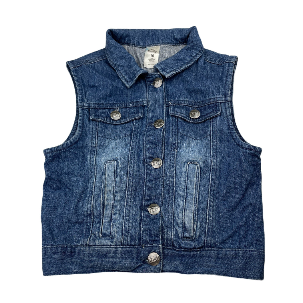 Girls Miss Understood, blue denim vest / jacket, FUC, size 10,  